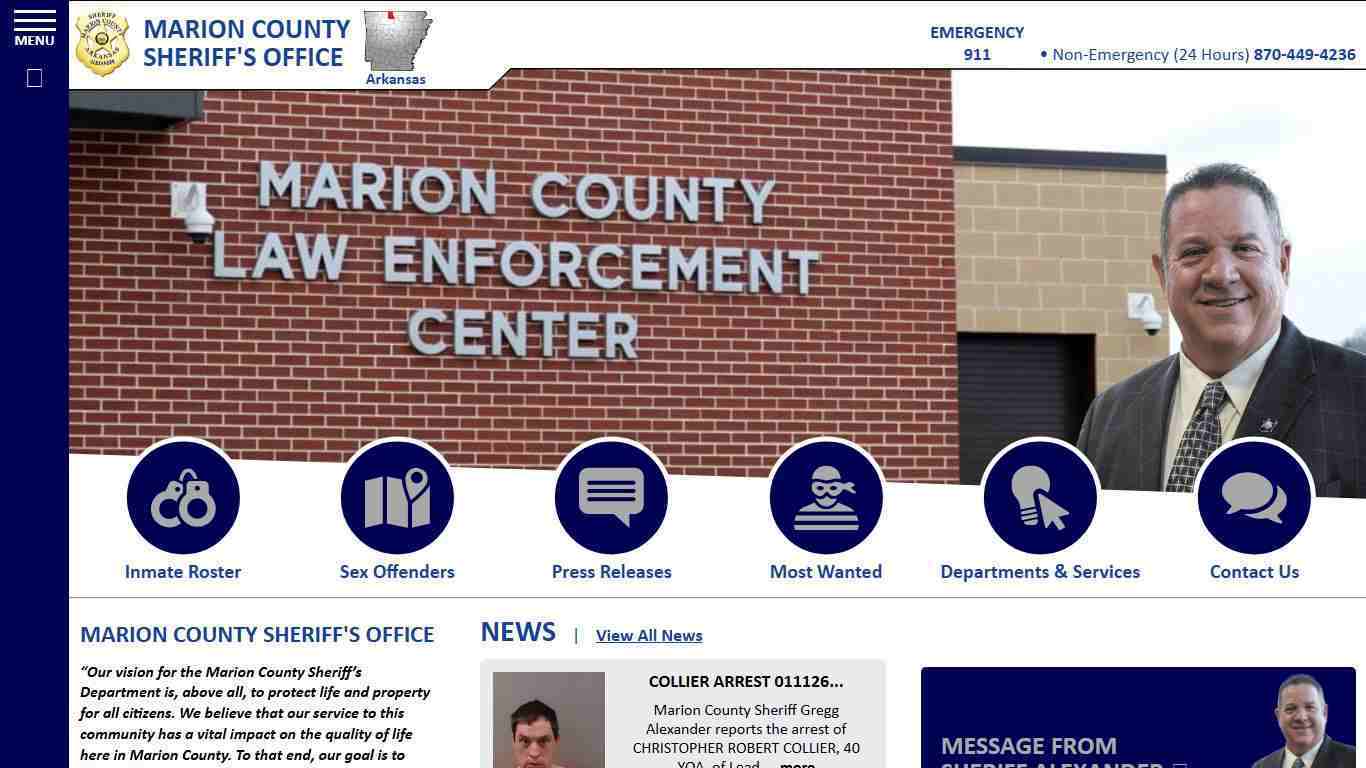 Marion County Sheriff AR